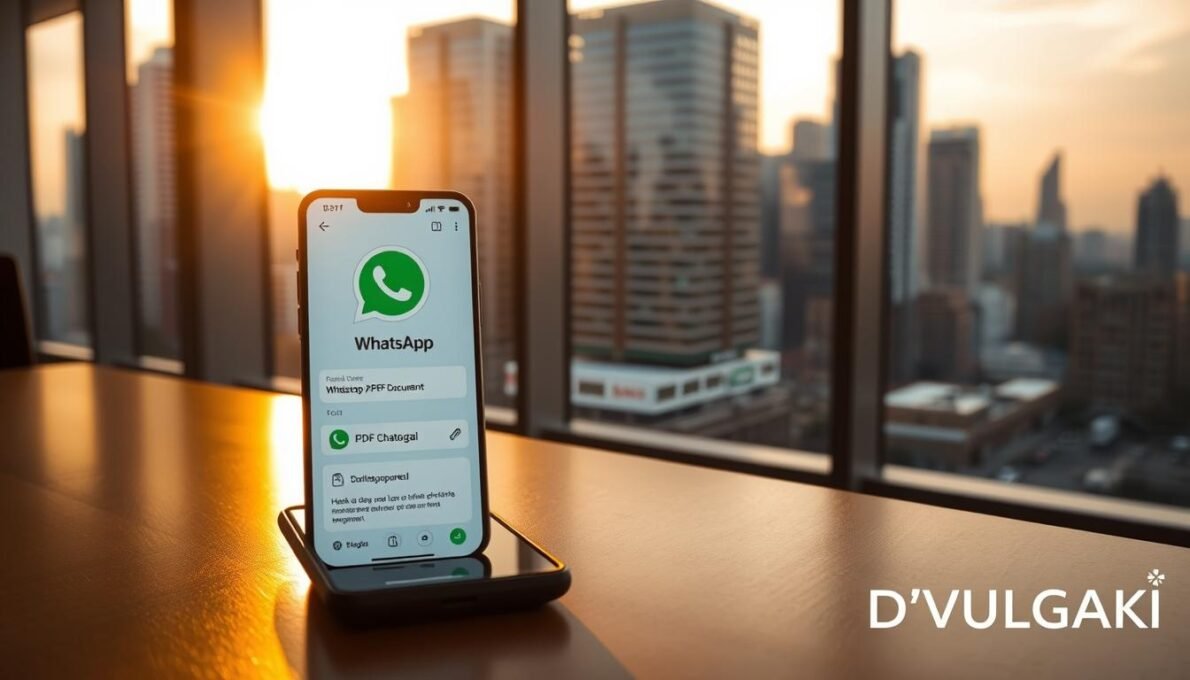 WhatsApp libera digitalização em PDF em 2025