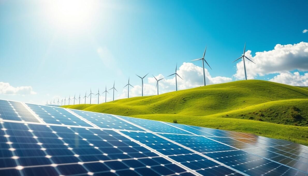 Crescimento da Energia Verde de 25 a 35 % até 2026