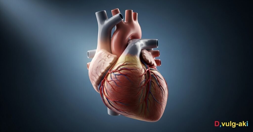 Representação visual do coração destacando as doenças cardiovasculares, principal entre as doenças que mais matam no Brasil.