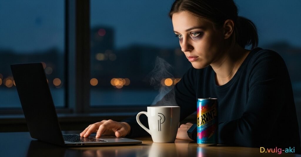 Cafeína e energético — alimentos que pioram irritação e sono