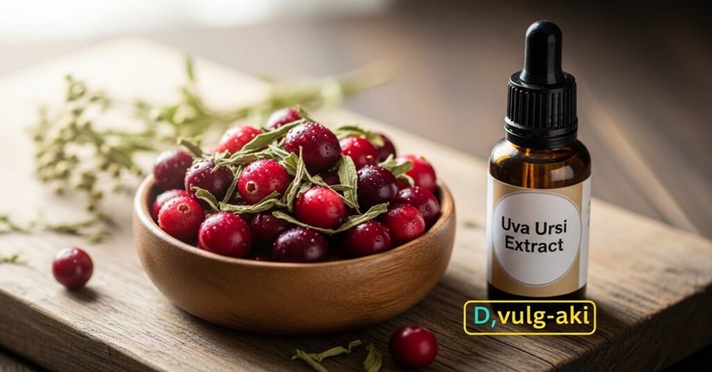 Cranberry e uva-ursi — plantas medicinais usadas como remédio natural para gatos com problemas urinários.
