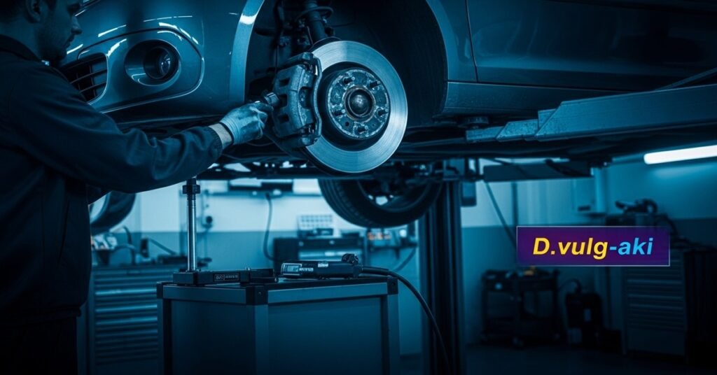  Inspeção completa do sistema de freios durante a revisão automotiva, garantindo a segurança do veículo após 60.000 km rodados.