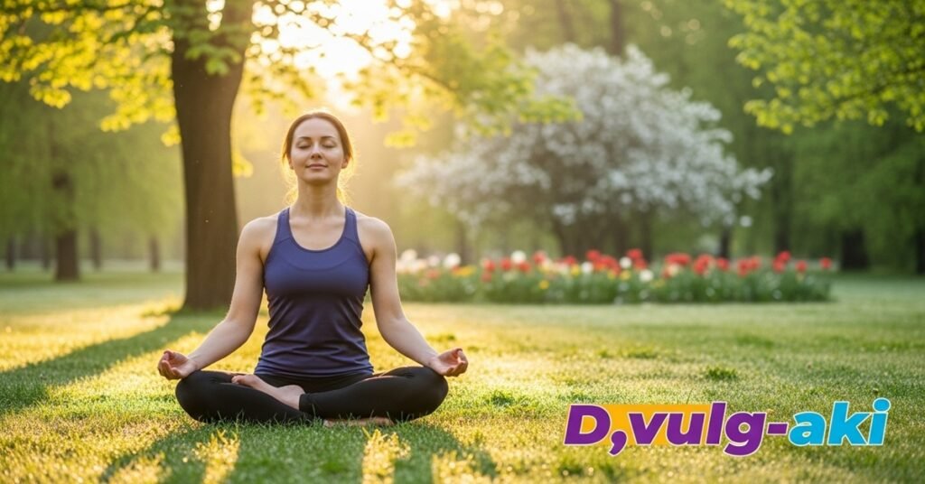 Mulher praticando exercícios físicos ao ar livre como parte do protocolo para limpar o fígado em 10 dias.